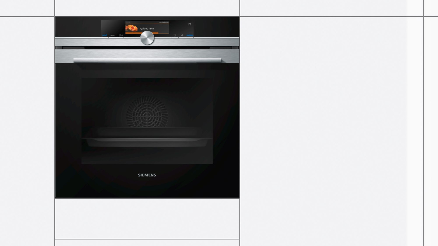 Siemens HS658GXS7 Einbau-Dampfbackofen Home Connect 60 cm Edelstahl EEK: A+