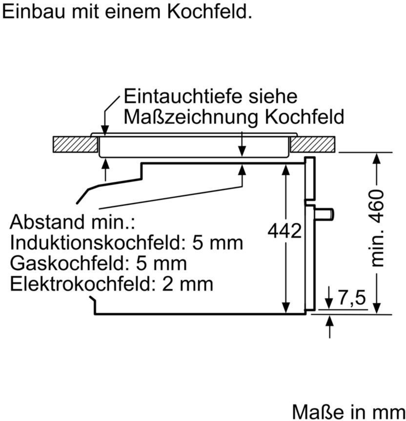 Bosch CBG675BS3 Serie 8, Einbau-Kompaktbackofen, 60 x 45 cm, Edelstahl
