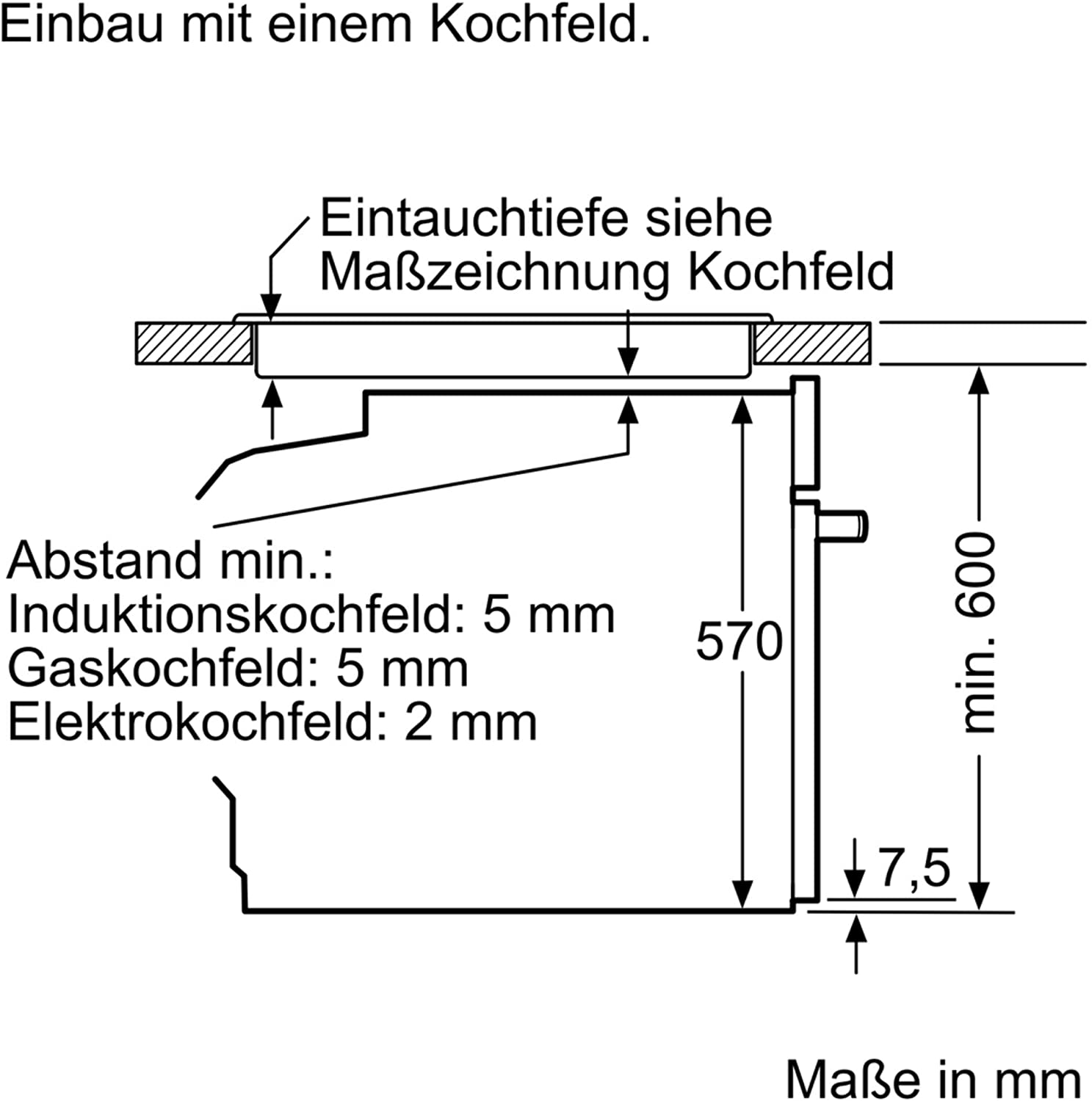 Bosch HBG579BS0 Serie 6, Einbau-Backofen, 60 x 60 cm, Edelstahl
