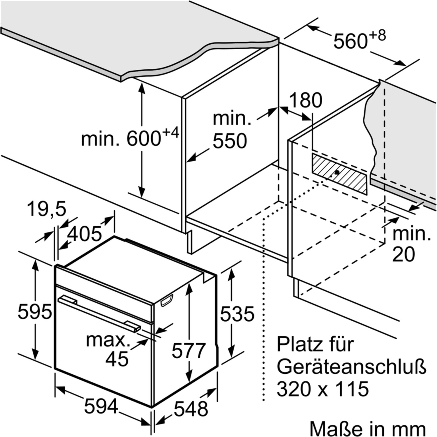 Siemens HB634GBS1 Einbau-Backofen 60 cm Edelstahl EEK: A+