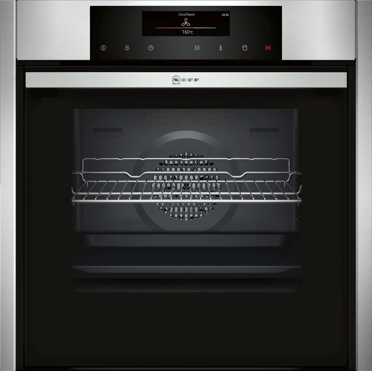 Neff BVT5662N (B56VT62N0) Backofen mit Dampfunterstützung, SLIDE&HIDE 60 cm EEK: A+