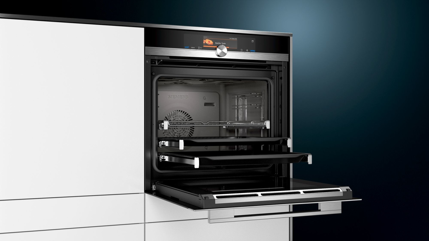 Siemens HS658GXS7 Einbau-Dampfbackofen Home Connect 60 cm Edelstahl EEK: A+