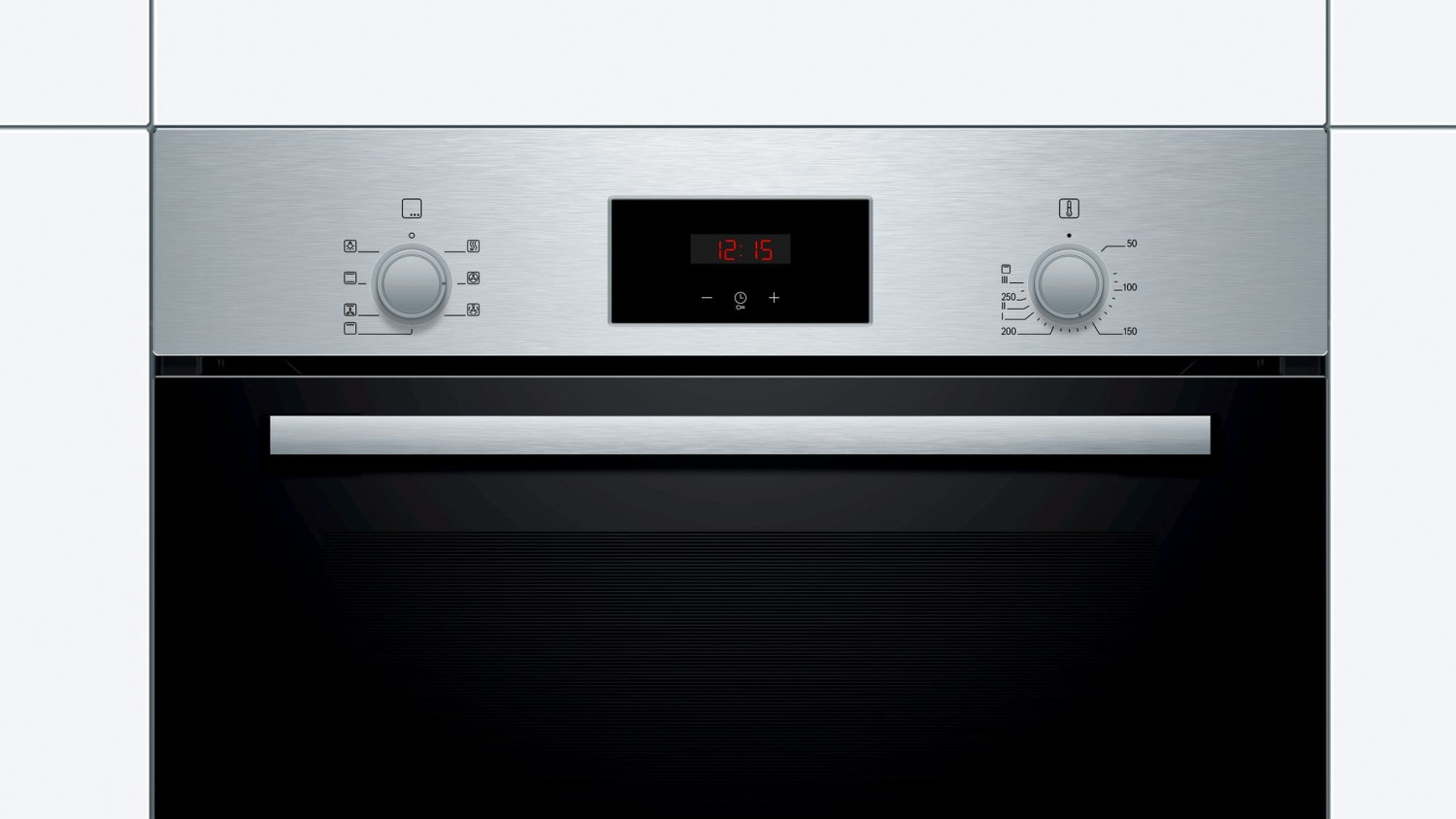 Bosch HBF133BR0 Einbau-Backofen, 60 cm, Edelstahl, EEK: A
