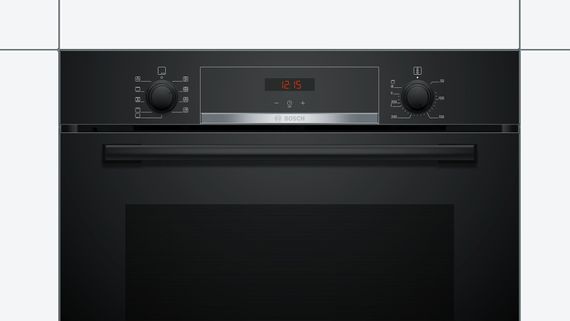 Bosch HBA534EB0 Einbau-Backofen 60 cm schwarz EEK: A