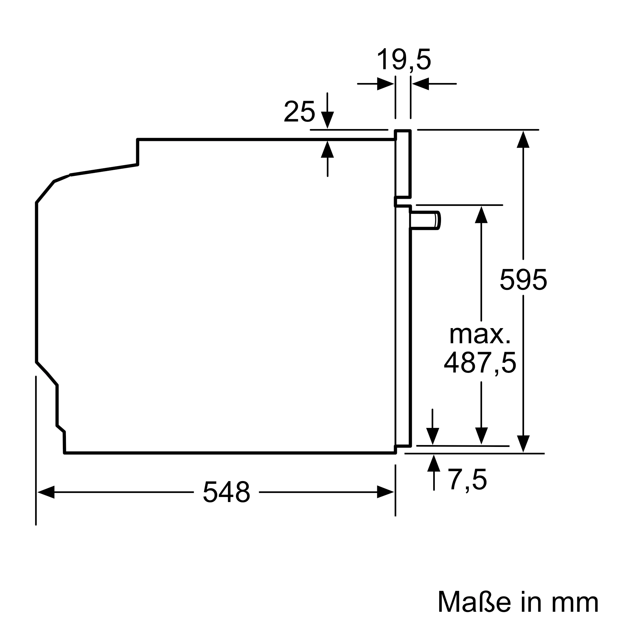 Bosch HBG5780S6 Serie 6, Einbau-Backofen, 60 x 60 cm, Edelstahl