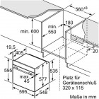 Bosch HBA534EB0 Einbau-Backofen 60 cm schwarz EEK: A