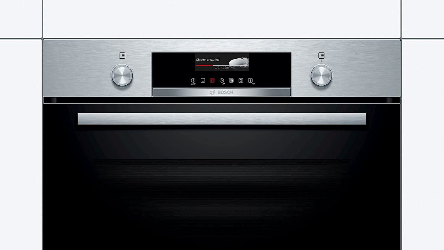 Bosch HBG579BS0 Serie 6, Einbau-Backofen, 60 x 60 cm, Edelstahl