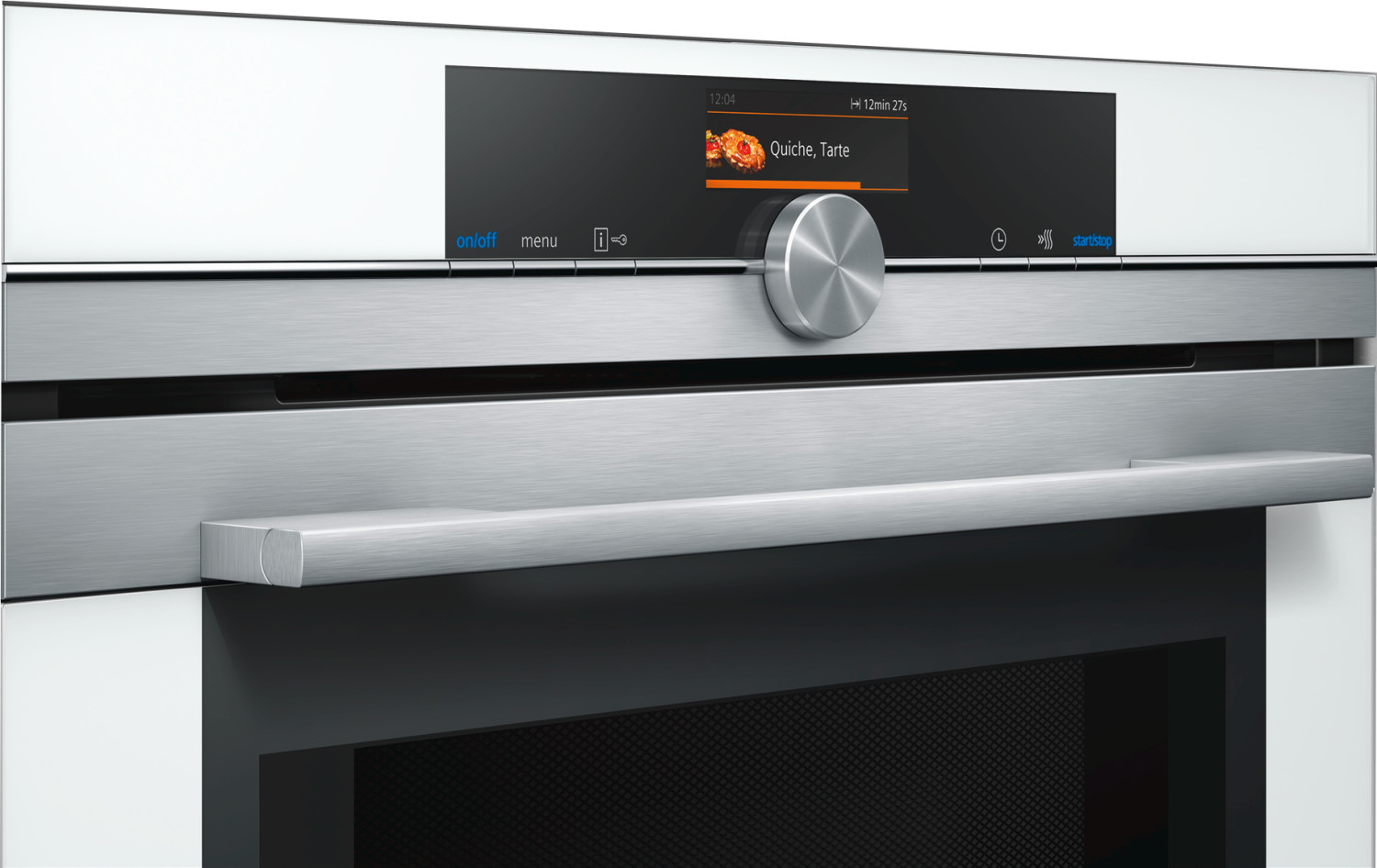 Siemens HM676G0W1 Einbau-Backofen mit Mikrowelle, 60 cm, Weiß