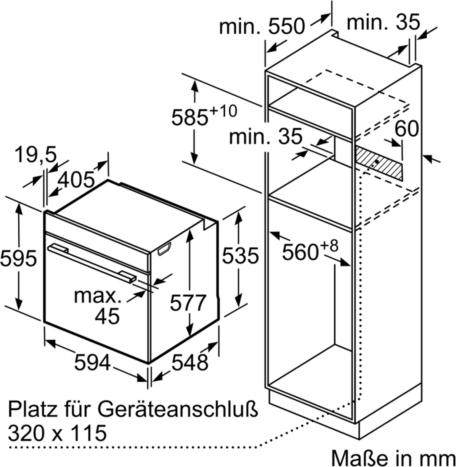 Siemens HB634GBS1 Einbau-Backofen 60 cm Edelstahl EEK: A+